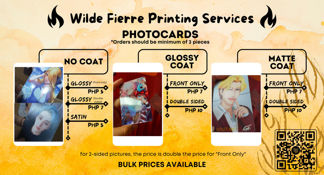 Printing Services (Photocards)